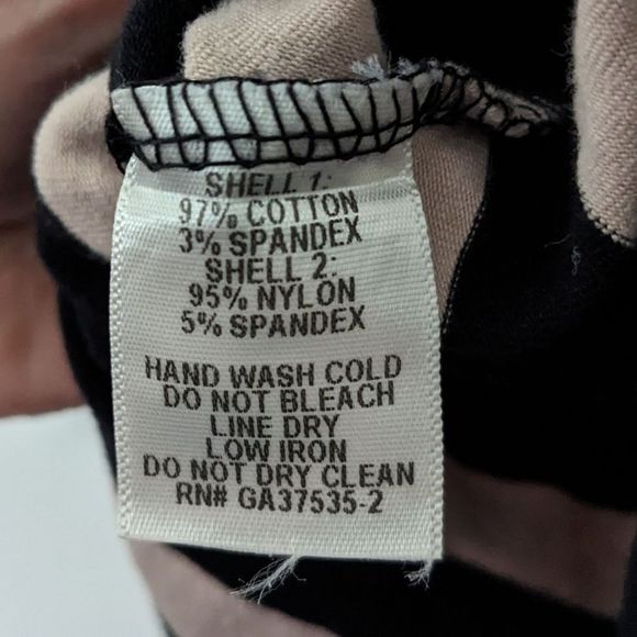 Monteau Sleeveless Dress Mesh Cotton Stretch Black Beige, Size M - Picture 4 of 4